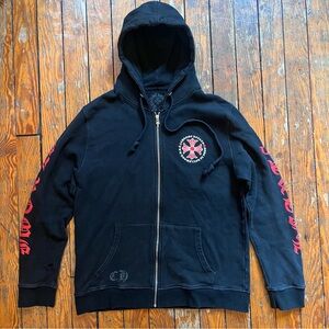 Chrome Hearts Full Zip Hoodie Large Black